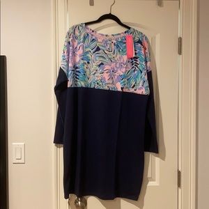 SOLD NWT Lilly Pulitzer Finn Dress in Bermudaful